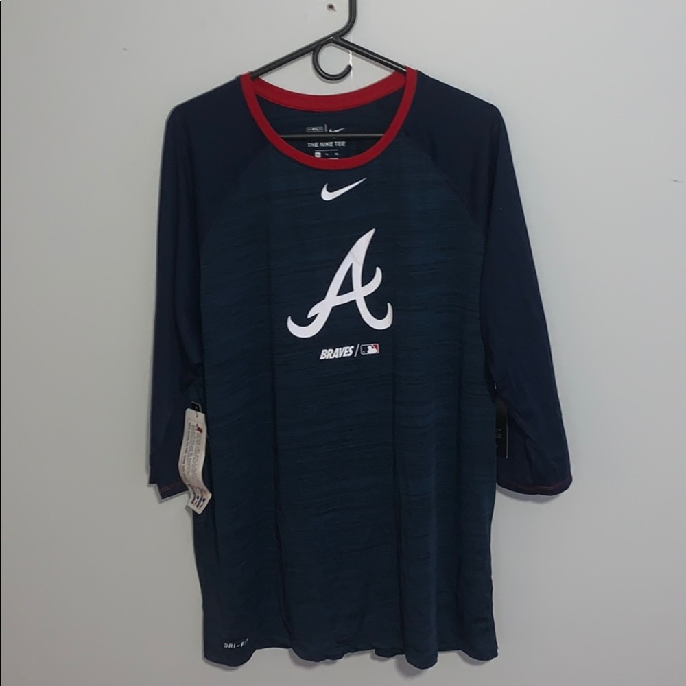 atlanta braves quarter sleeve